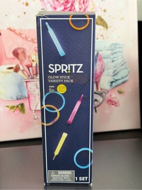 Spritz Glow Sticks Pack — Blue, Pink, Yellow